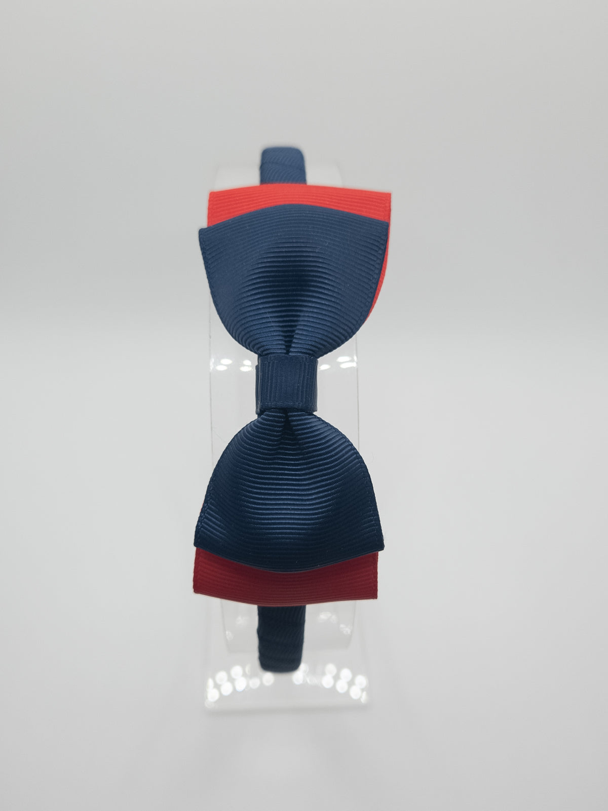 Navy & Red School Classic Bow Hairband