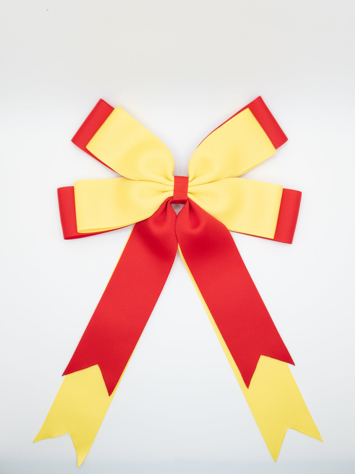 Red & Yellow Statement School Bow