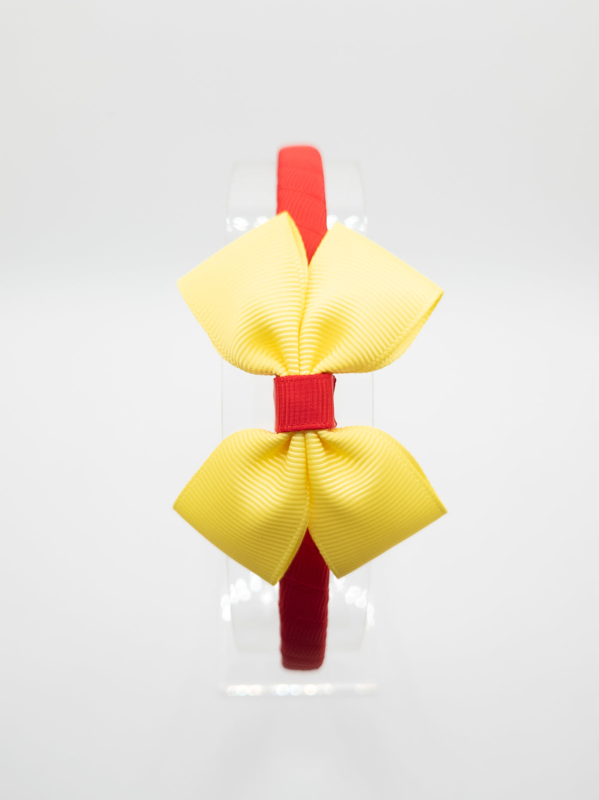 Red & Yellow School Bow Hairband
