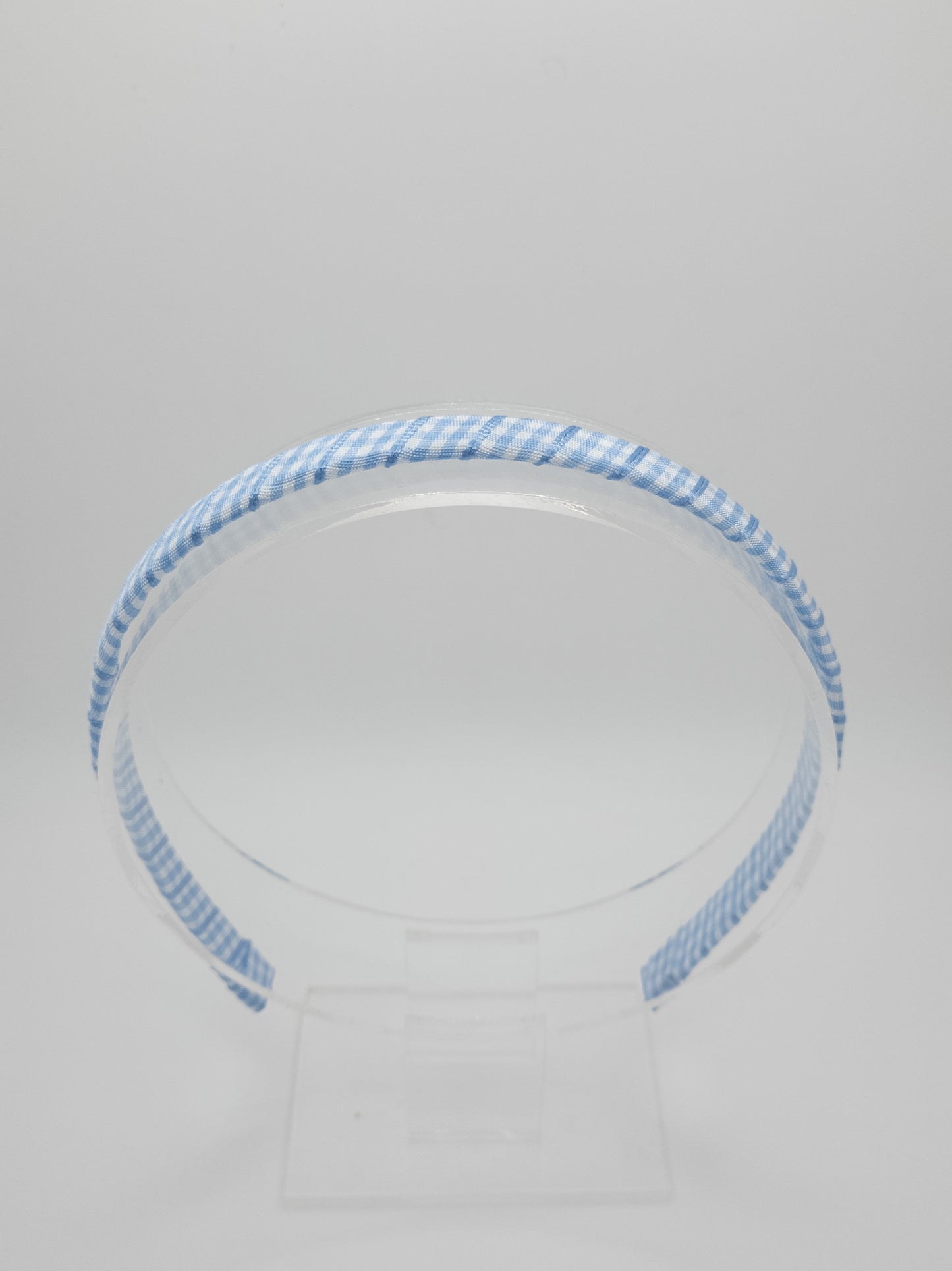 Blue Gingham Hairband