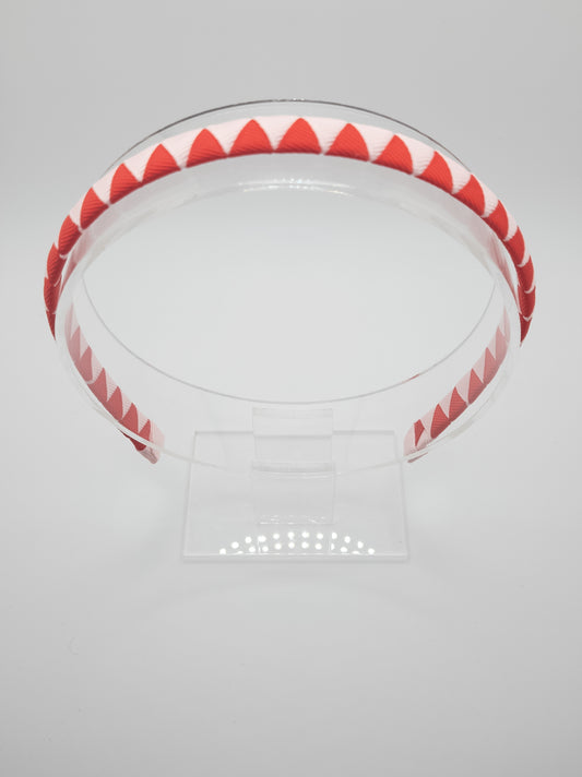 Two Coloured Grosgrain Wrapped Hairband