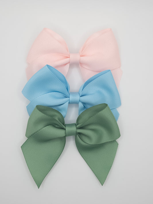 Grosgrain Bow Set – Pastel Collection