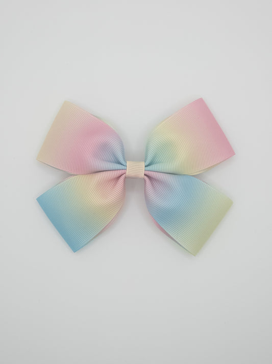 Pastel Rainbow Classic Hair Bow