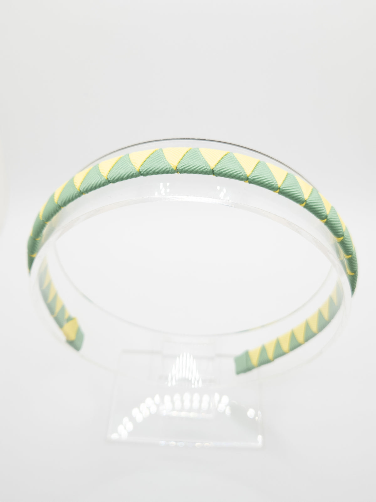 Two Coloured Grosgrain Wrapped Hairband